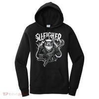 Sleigher Santa Claus Rock Christmas Funny Hail Santa Great Gift Women's Hoodie thumb 0
