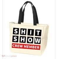 Shit Show Crew Member Funny Sarcastic Adult Saying Novelty Tote Bag thumb 3