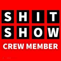 Shit Show Crew Member Funny Sarcastic Adult Saying Novelty Santa Hat thumb 1