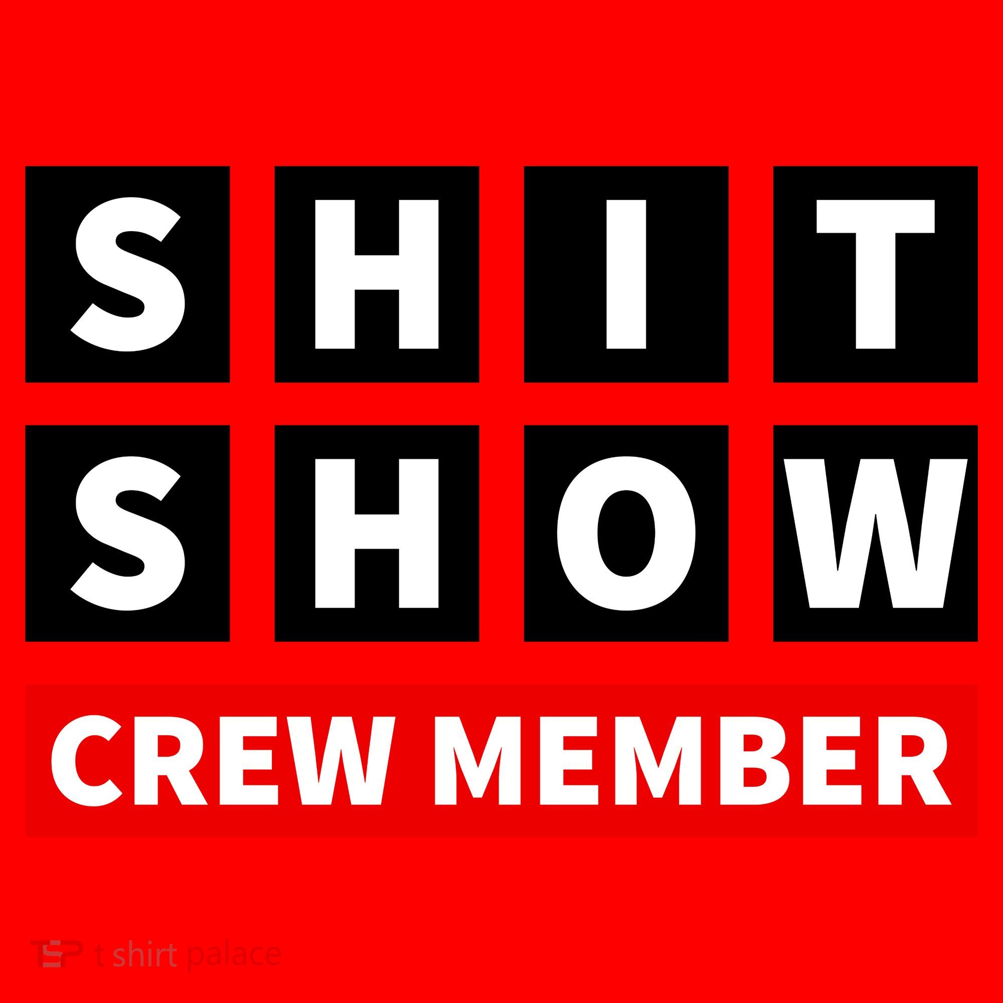 Shit Show Crew Member Funny Sarcastic Adult Saying Novelty Santa Hat