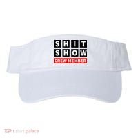 Shit Show Crew Member Funny Sarcastic Adult Saying Novelty Visor thumb 0