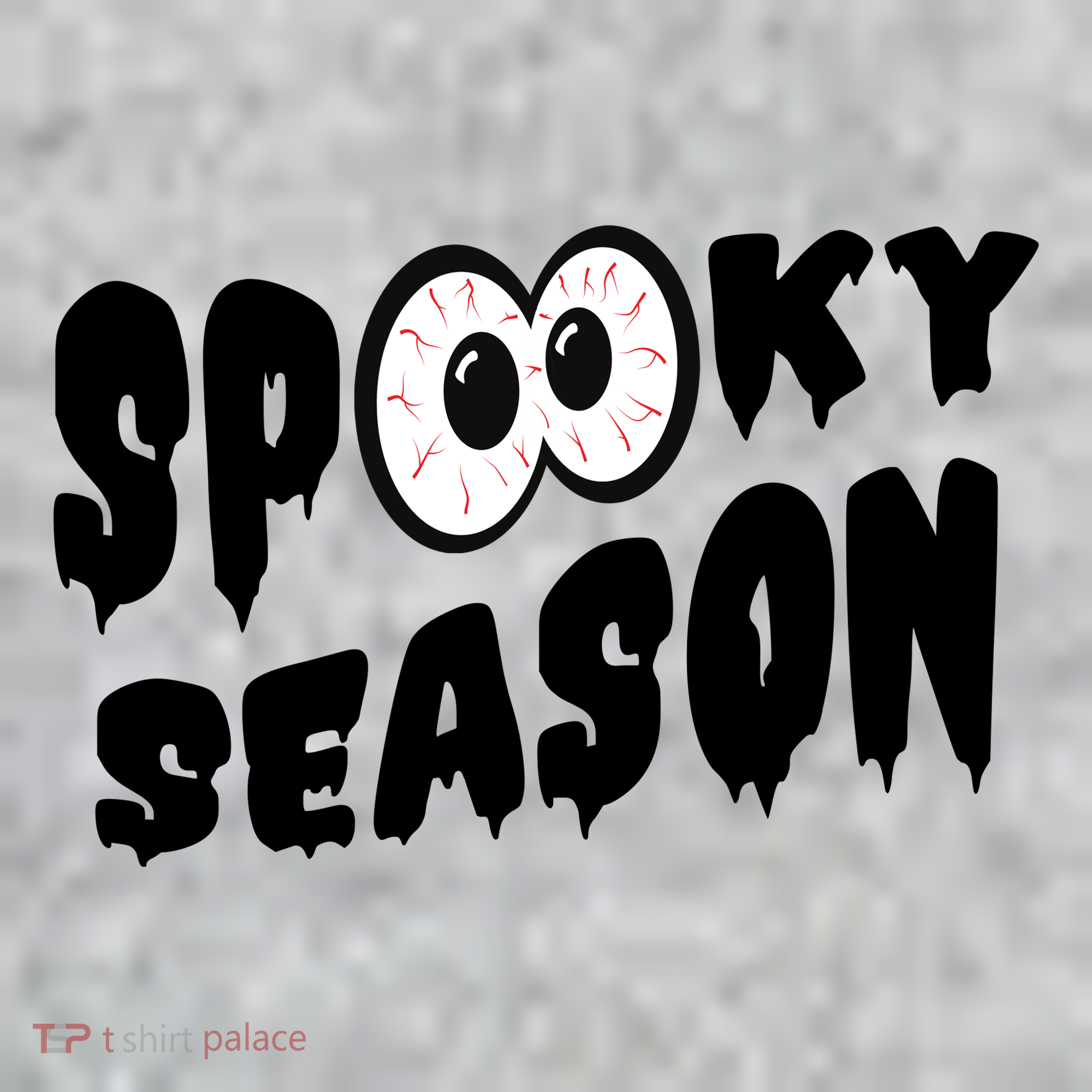 Spooky Season Crazy Eyes Halloween The Baniff Cuffed Pom Beanie