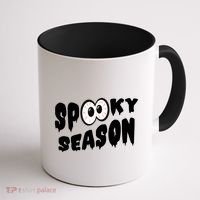 Spooky Season Crazy Eyes Halloween Coffee Mug thumb 1