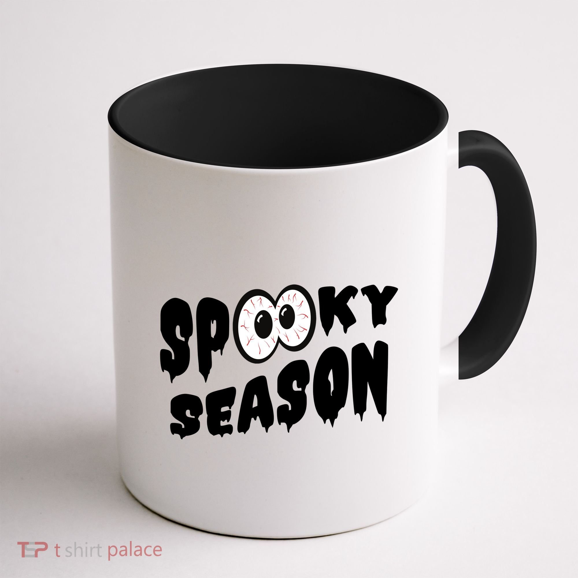 Spooky Season Crazy Eyes Halloween Coffee Mug