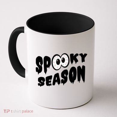Spooky Season Crazy Eyes Halloween Coffee Mug