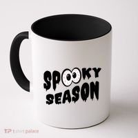 Spooky Season Crazy Eyes Halloween Coffee Mug thumb 0