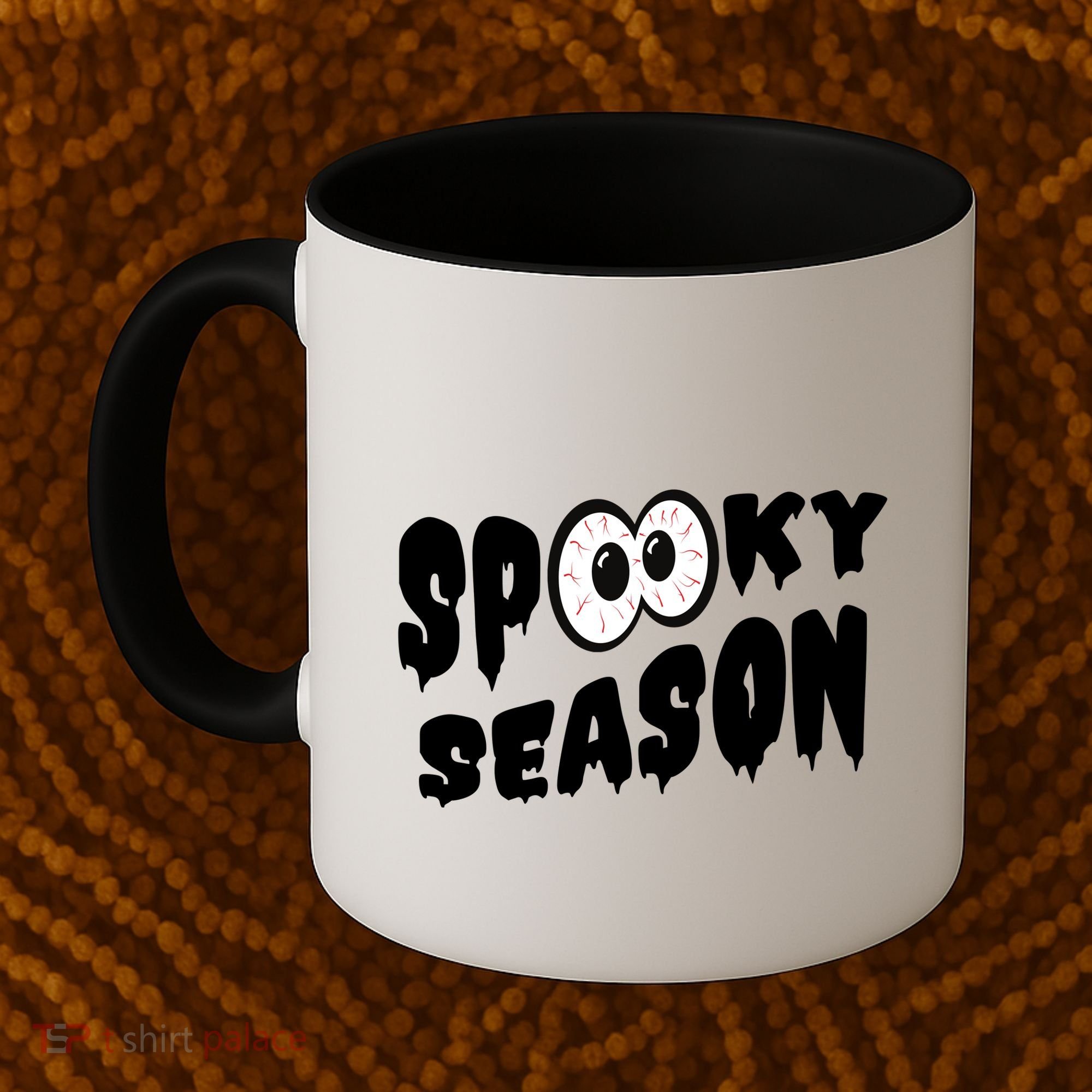 Spooky Season Crazy Eyes Halloween Coffee Mug