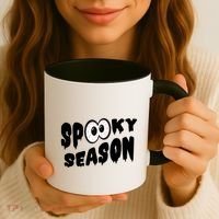 Spooky Season Crazy Eyes Halloween Coffee Mug thumb 3