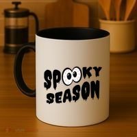 Spooky Season Crazy Eyes Halloween Coffee Mug thumb 4