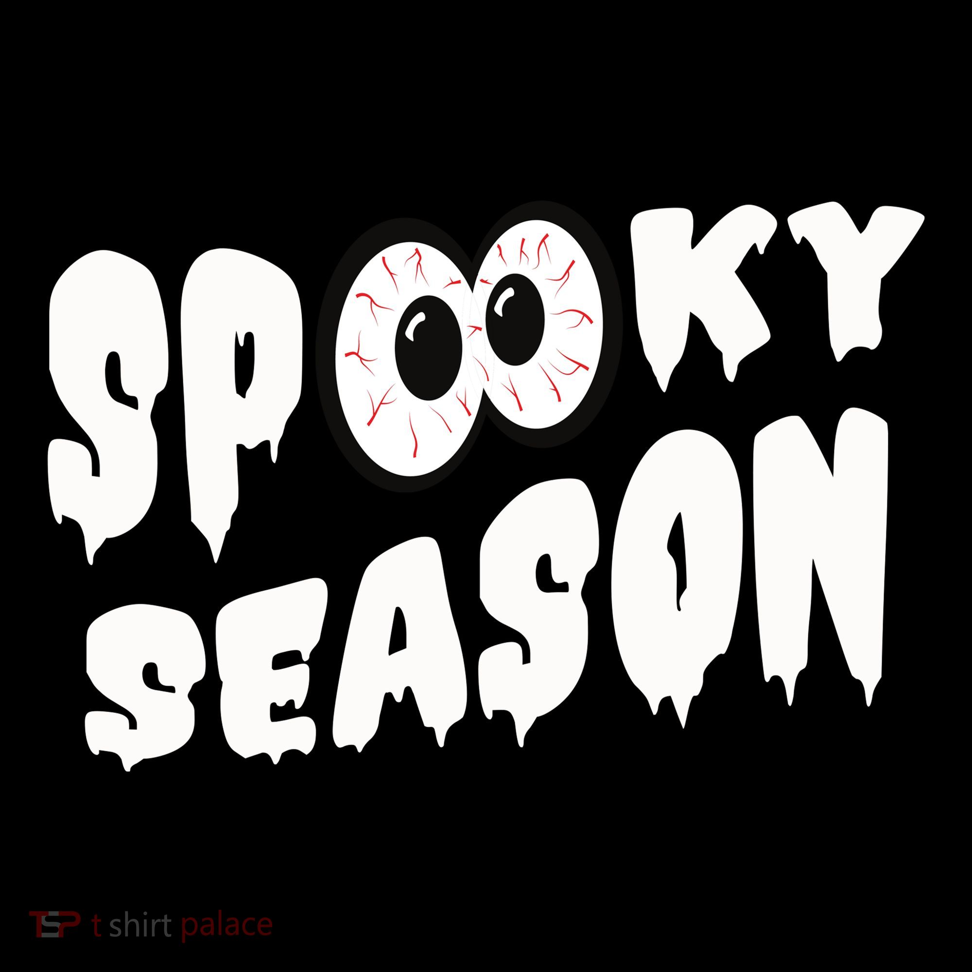 Spooky Season Crazy Eyes Halloween Women's Hoodie