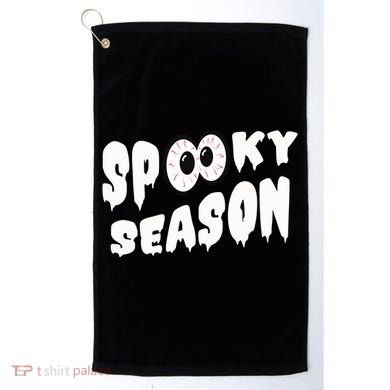 Spooky Season Crazy Eyes Halloween Golf Towel