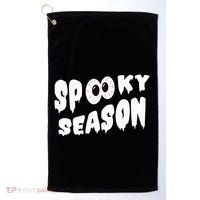 Spooky Season Crazy Eyes Halloween Golf Towel thumb 0
