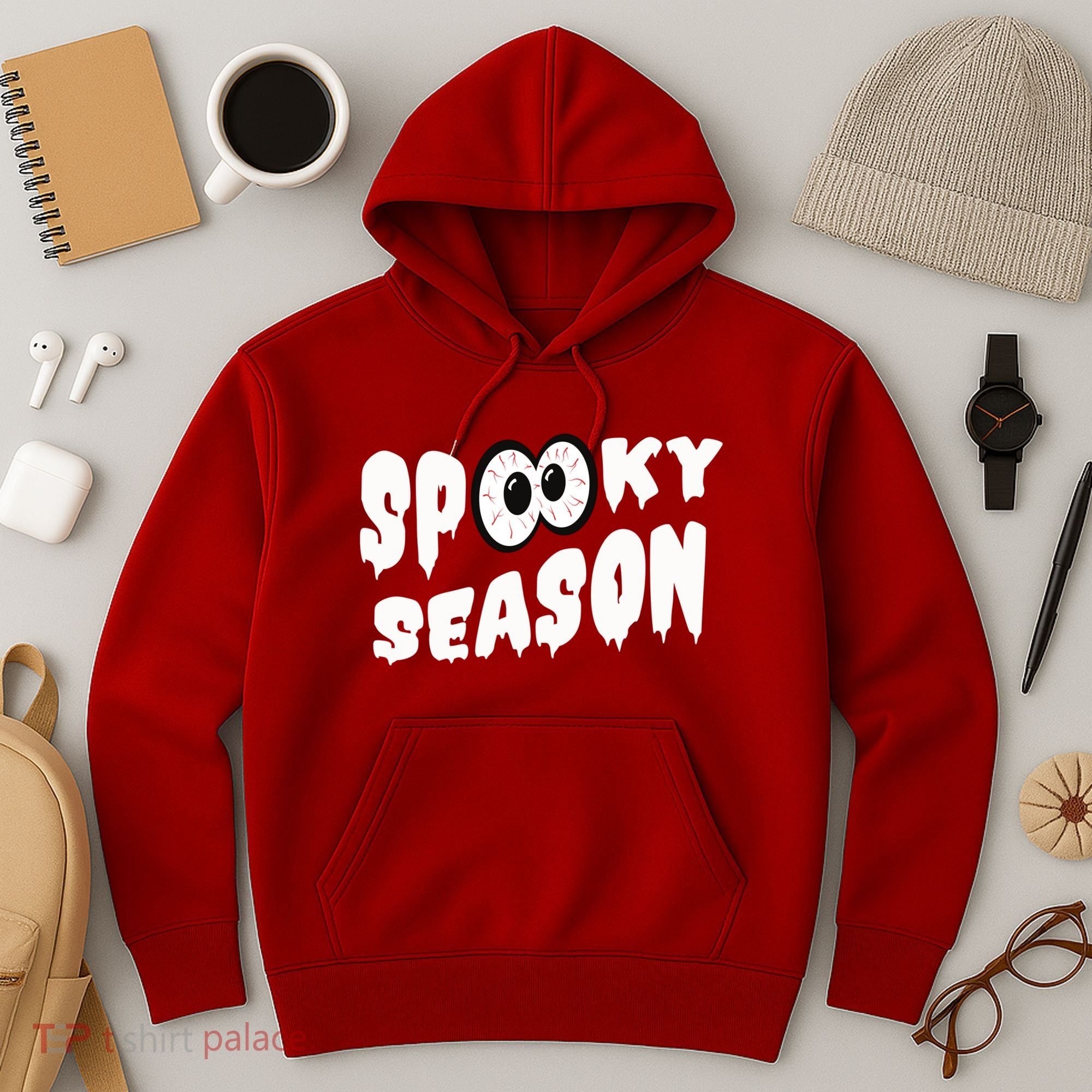 Spooky Season Crazy Eyes Halloween Hoodie