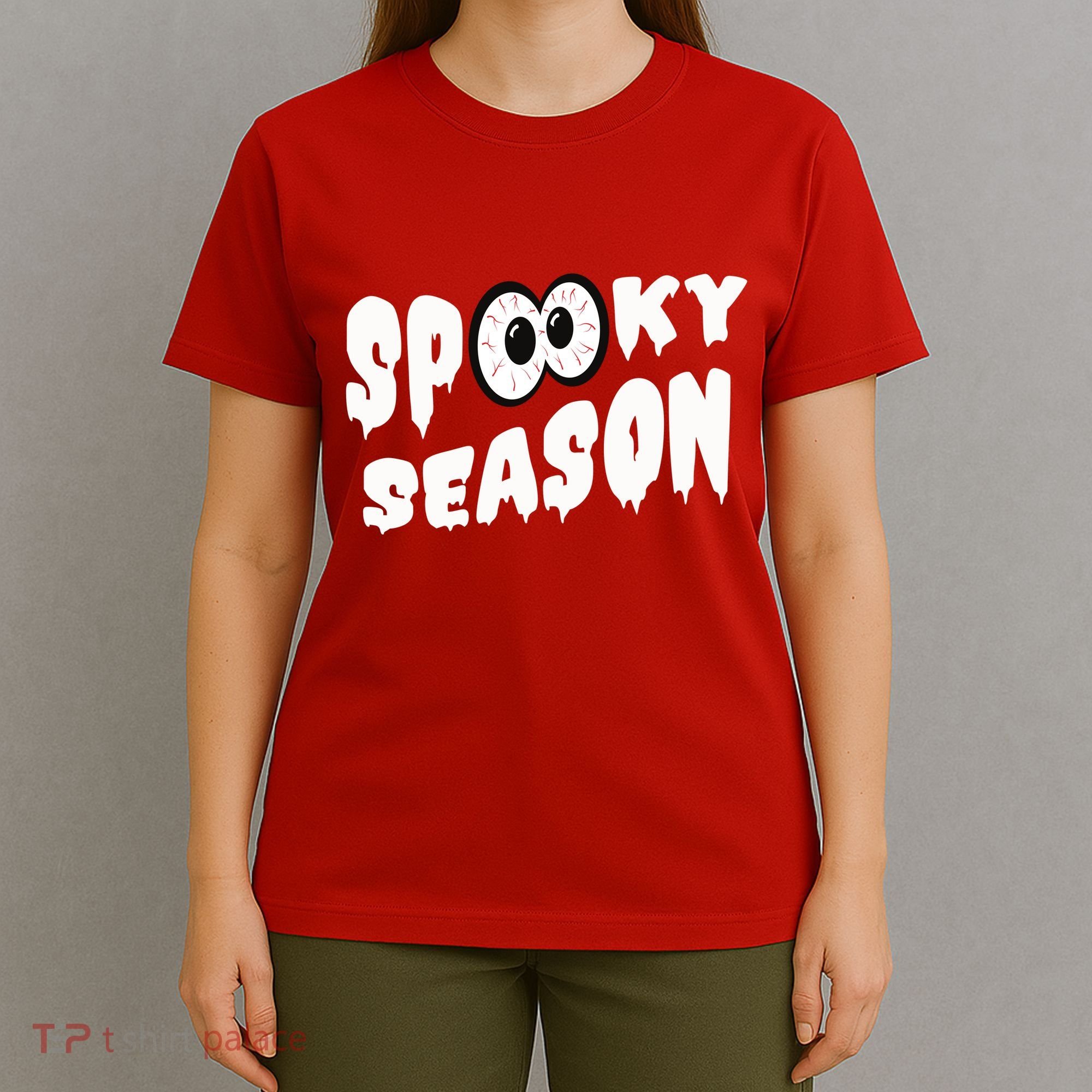 Spooky Season Crazy Eyes Halloween T-Shirt