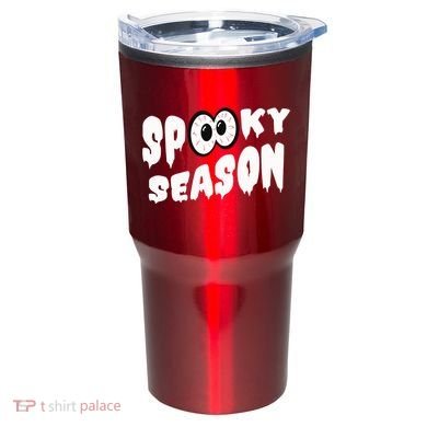 Spooky Season Crazy Eyes Halloween Tumbler