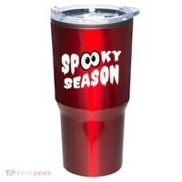 Spooky Season Crazy Eyes Halloween Tumbler thumb 0