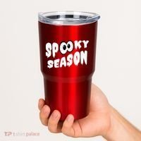 Spooky Season Crazy Eyes Halloween Tumbler thumb 2