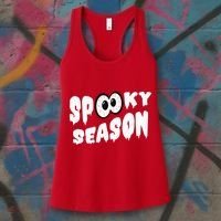 Spooky Season Crazy Eyes Halloween Women's Tank Top thumb 3