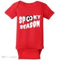 Spooky Season Crazy Eyes Halloween Baby Bodysuit thumb 0