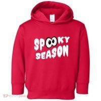 Spooky Season Crazy Eyes Halloween Toddler Hoodie thumb 0