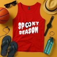 Spooky Season Crazy Eyes Halloween Tank Top thumb 4