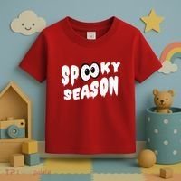 Spooky Season Crazy Eyes Halloween Toddler T-Shirt thumb 3