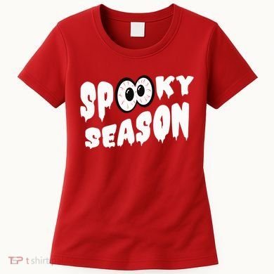Spooky Season Crazy Eyes Halloween Women's T-Shirt
