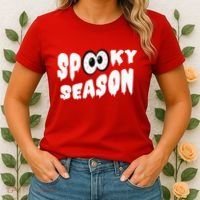 Spooky Season Crazy Eyes Halloween Women's T-Shirt thumb 2