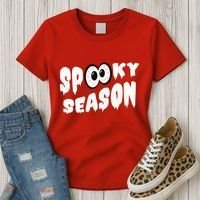 Spooky Season Crazy Eyes Halloween Women's T-Shirt thumb 3