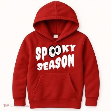 Spooky Season Crazy Eyes Halloween Kids Hoodie