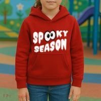 Spooky Season Crazy Eyes Halloween Kids Hoodie thumb 3