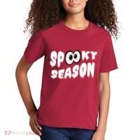 Spooky Season Crazy Eyes Halloween Kids T-Shirt thumb 2