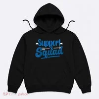 Support Squad Colon Cancer Awareness Hoodie thumb 0