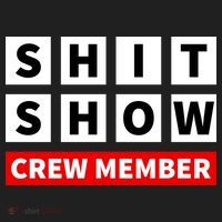 Shit Show Crew Member Funny Sarcastic Adult Saying Novelty Golf Towel thumb 3