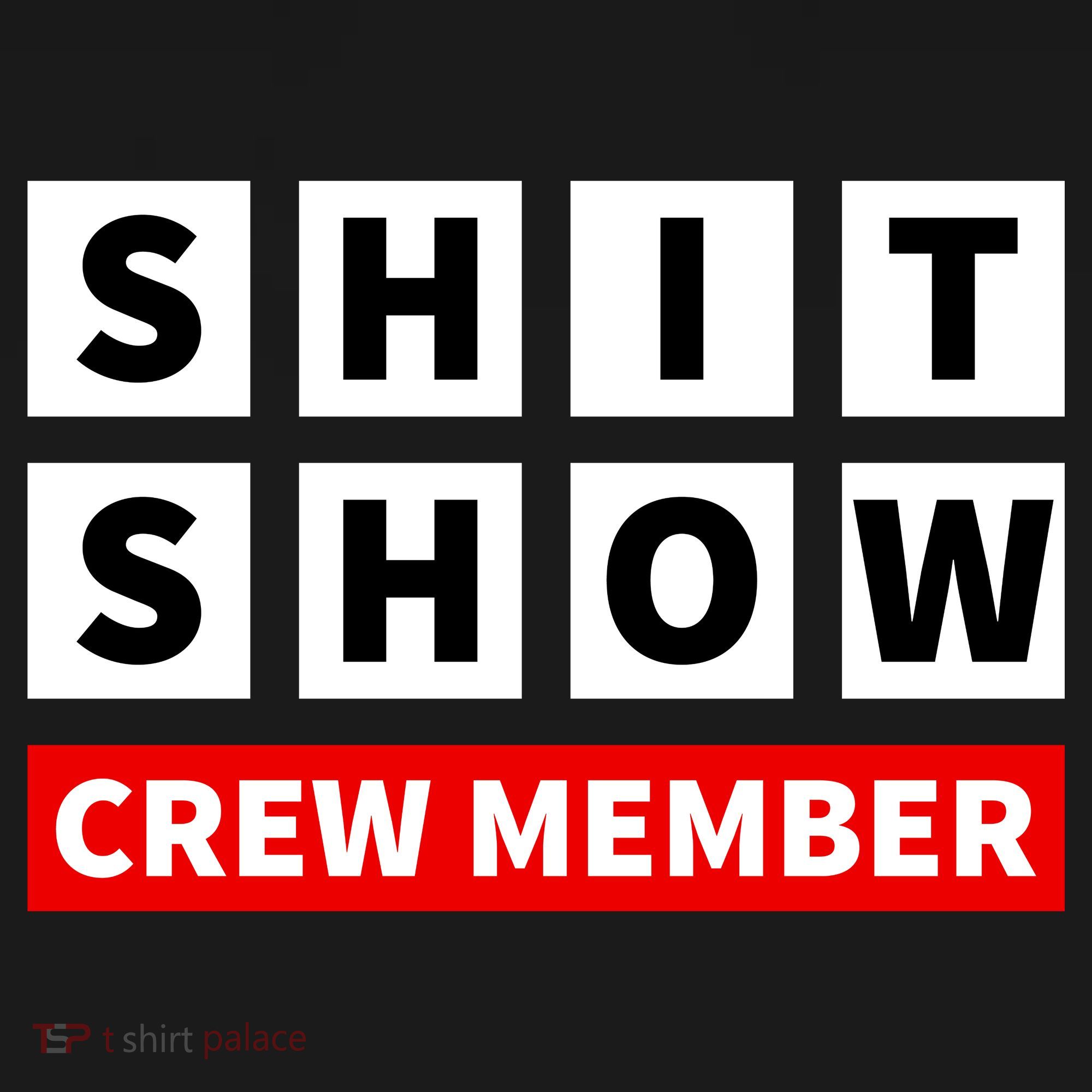 Shit Show Crew Member Funny Sarcastic Adult Saying Novelty Visor