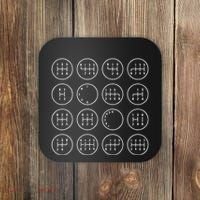Stick Shift Car Lover Manuals Transmission Gearbox Coaster thumb 0