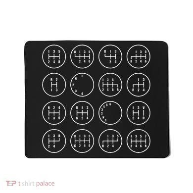 Stick Shift Car Lover Manuals Transmission Gearbox Mousepad