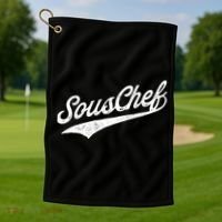 Souschef Sous Chef Gift Golf Towel thumb 1