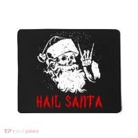 Sleigher Santa Claus Metal Christmas Rock On Hail Santa Mousepad thumb 0