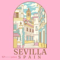 Sevilla Spain City Coaster thumb 2