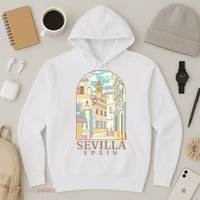 Sevilla Spain City Hoodie thumb 3
