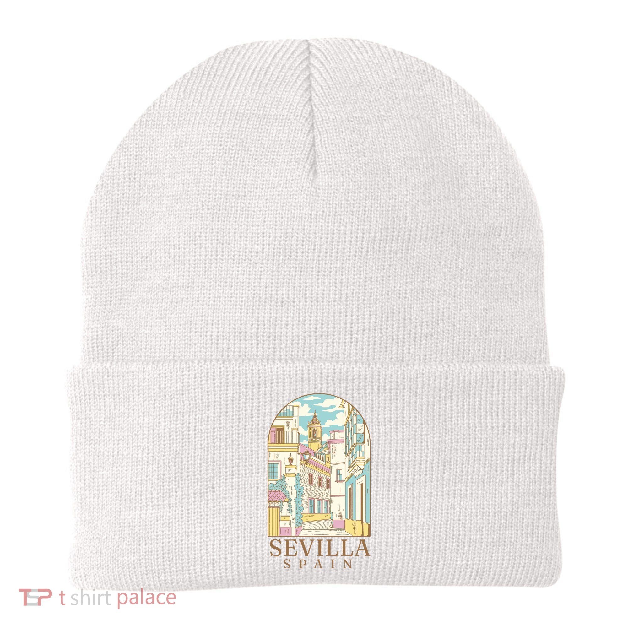 Sevilla Spain City Beanie