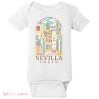 Sevilla Spain City Baby Bodysuit thumb 0