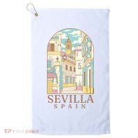 Sevilla Spain City Golf Towel thumb 0