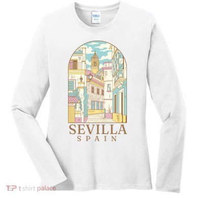 Sevilla Spain City Women's Long Sleeve Shirt
