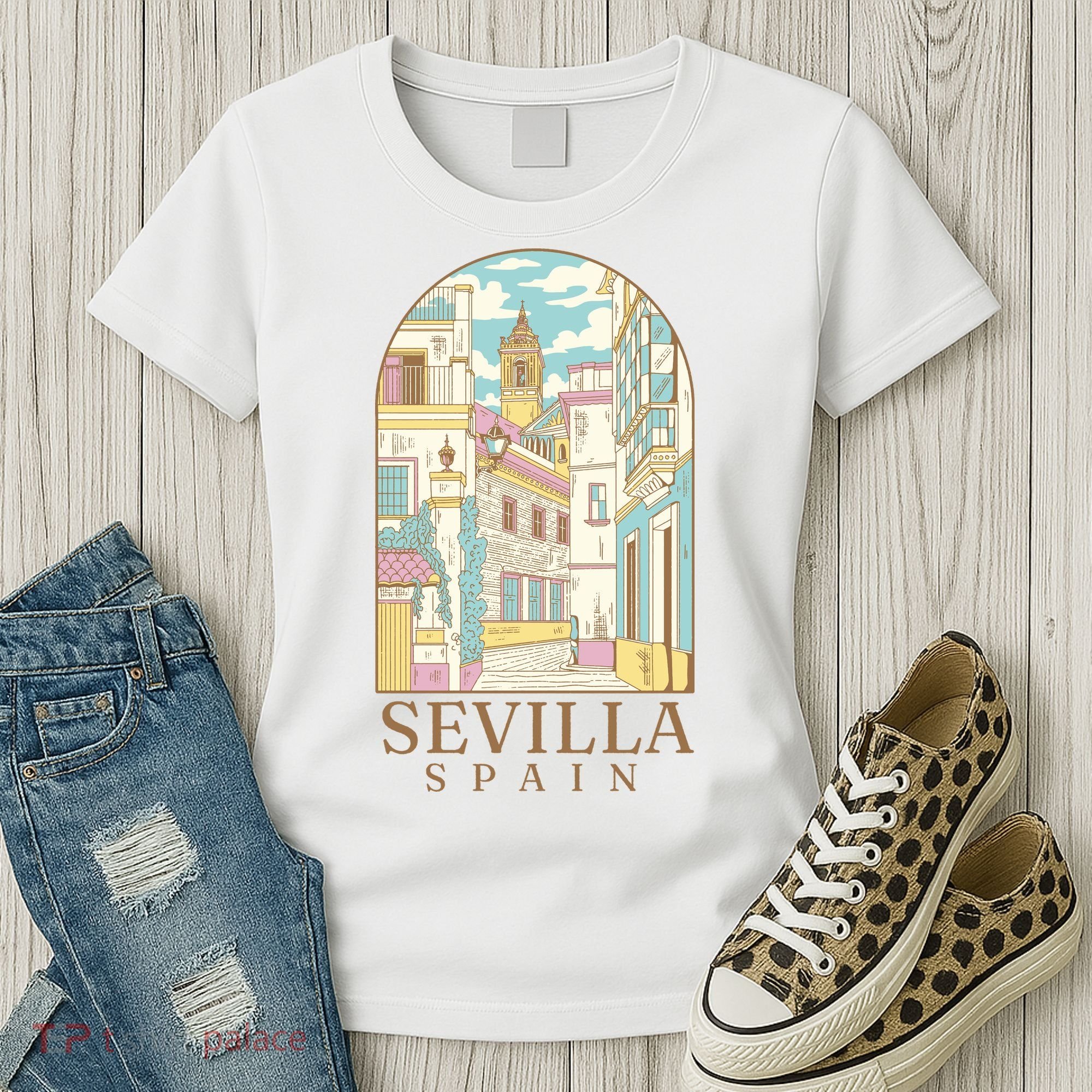Sevilla Spain City Women's T-Shirt
