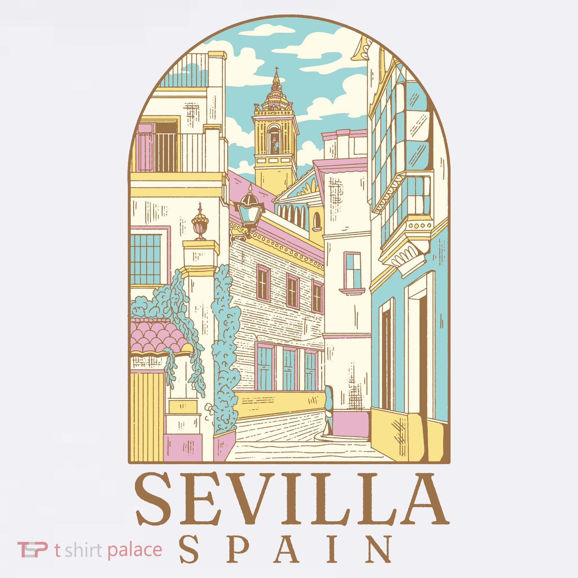 Sevilla Spain City Kids Sweatshirt