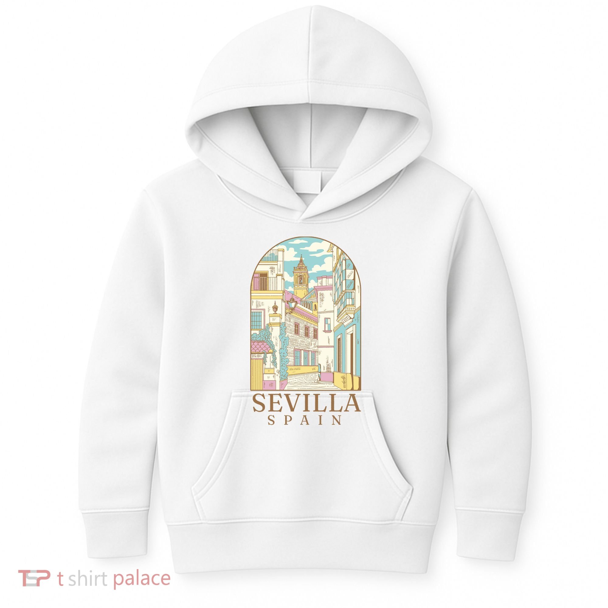Sevilla Spain City Kids Hoodie