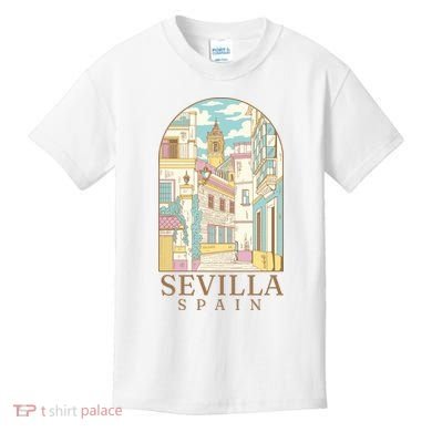 Sevilla Spain City Kids T-Shirt