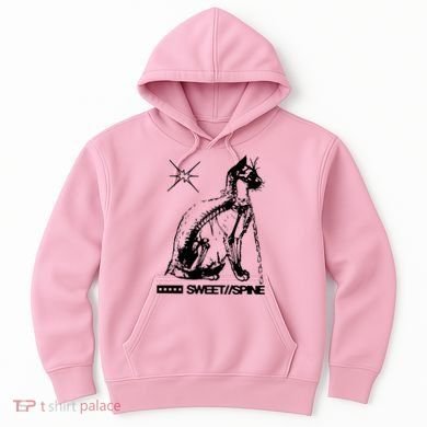 Sweet Spine Cat Hoodie
